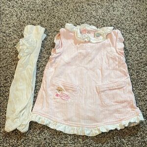 Harley-Davidson Pink Ruffled Kids Dress with Tights!